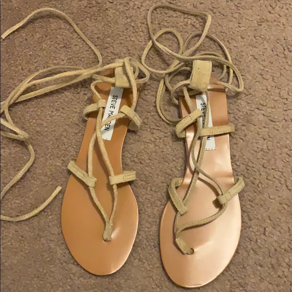 Steve Madden tie up sandals